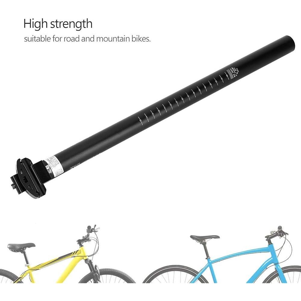 Bicycle Seatpost for Road Mountain Bike Aluminum Alloy Bike Replacement Extra Long Seatpost Durable for Long Time Use