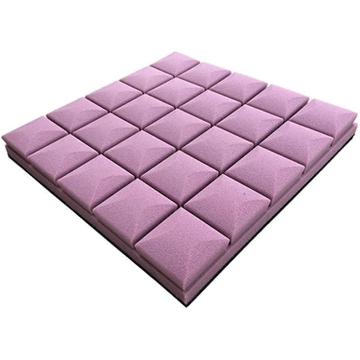 Cinema Sound Absorbing Cotton, High Density Fireproof Acoustic Panels for Bedroom Living Room Soundproof Foam 10PCS (Dark Blue) (Purple)