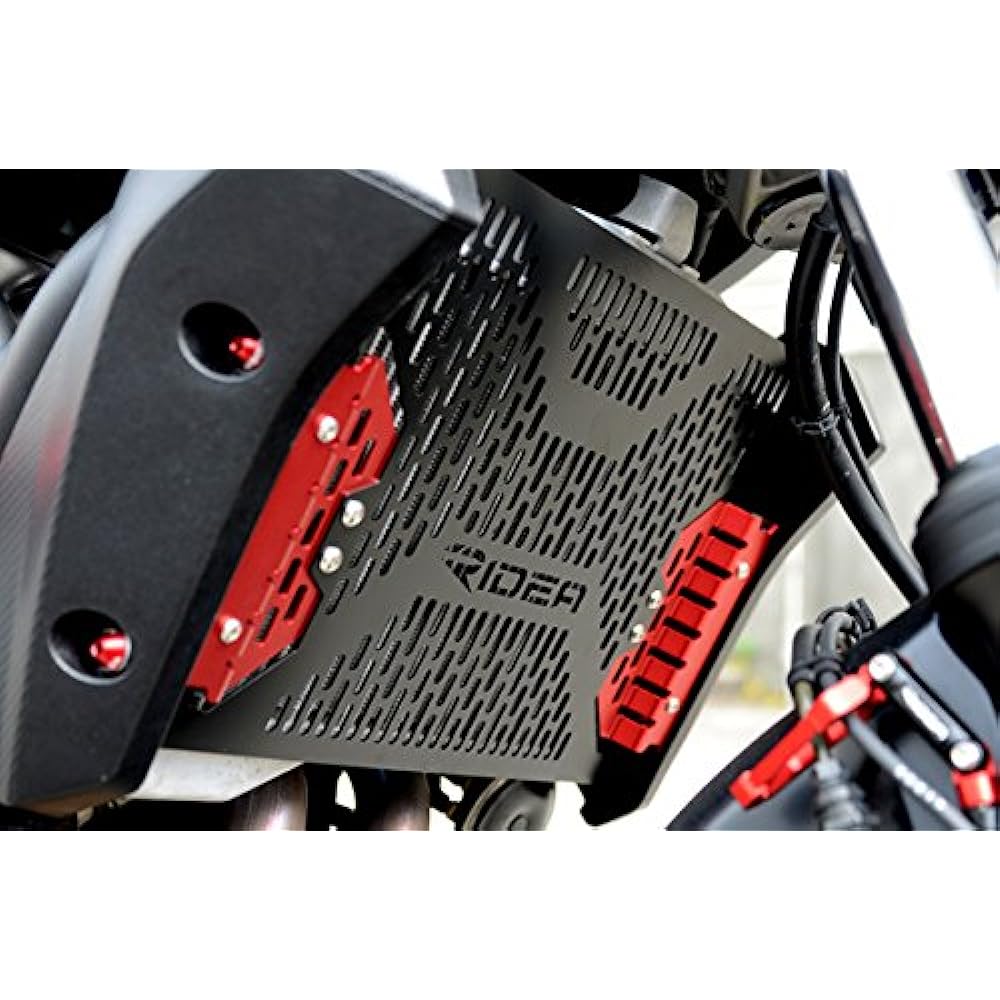 RIDEA Stainless Radiator Core Guard Titanium [RP-Y02-TM] (MT-07/MT-07 ABS 14-)