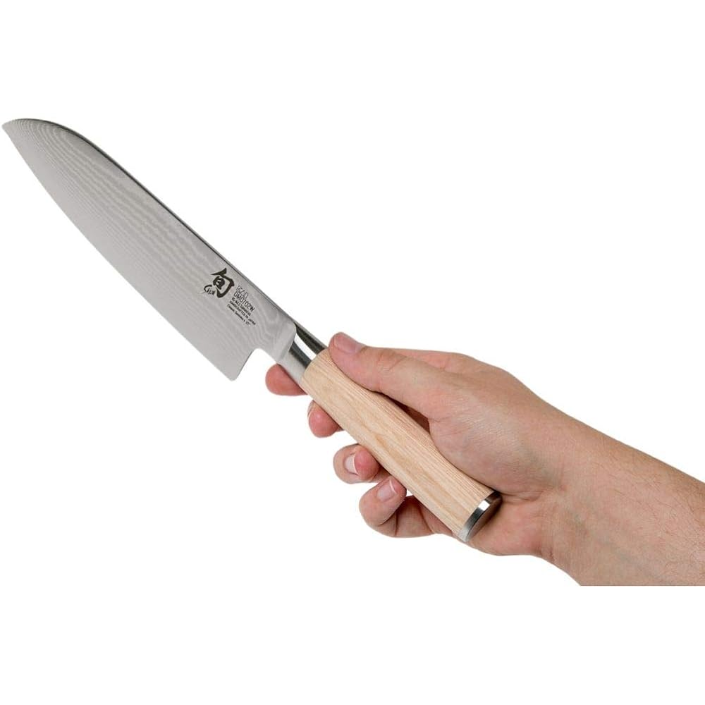 Shun Classic White Classic White [Genuine] Santoku 175mm DM3702