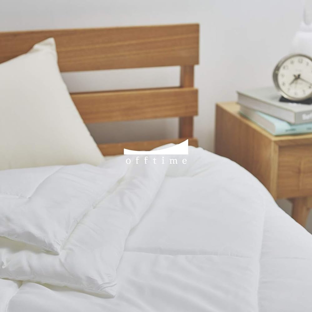 offtime [Offtime] Comforter 2way 2-piece combination White Semi-double 170 x 210cm Thickness adjustable Machine washable All seasons AJ006KFSD