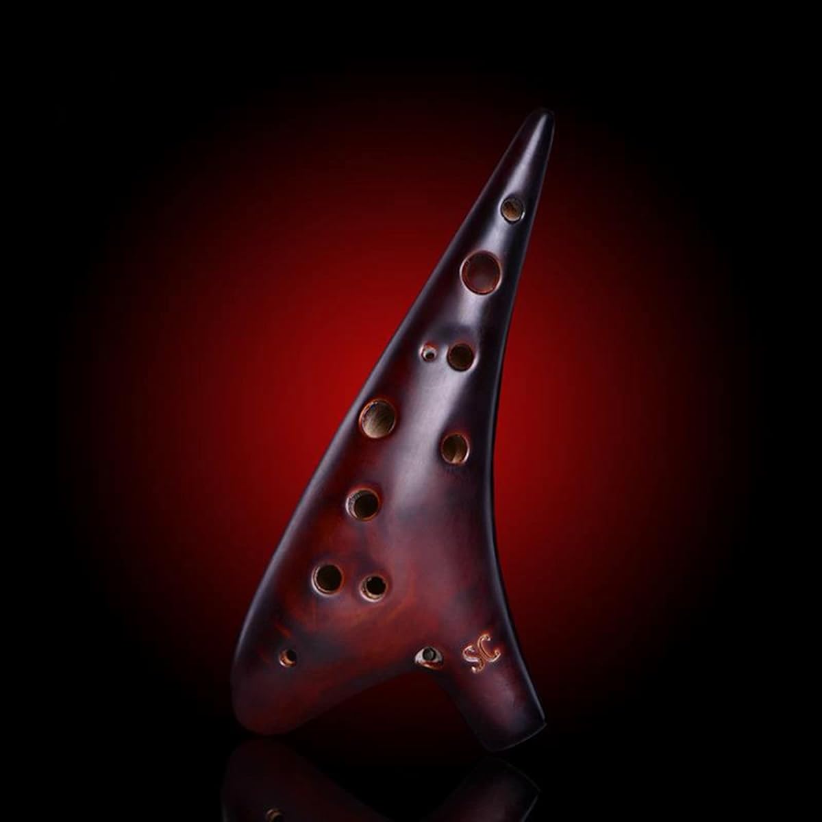 Student Smoked 12 Holes Treble C Tune Ocarina Performance Type 12 Holes SC Ocarina Musical Instrument Ocarina Instrument