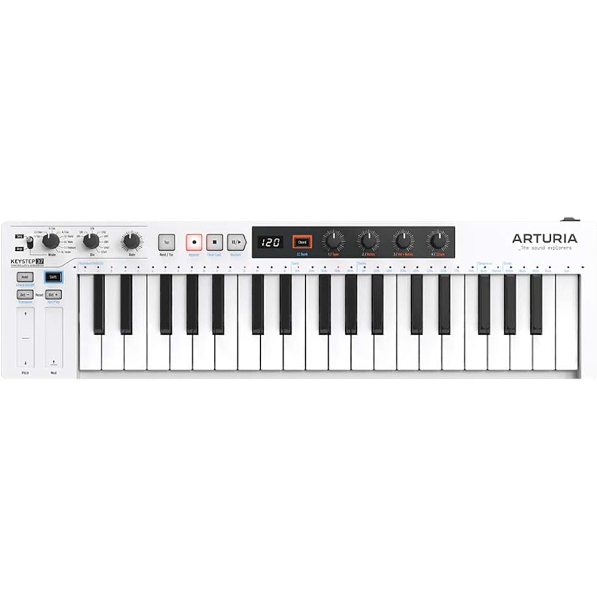 Arturia ARTURIA MIDI Keyboard Controller KeyStep 37 with Sequencer Function USB CV/GATE Connection