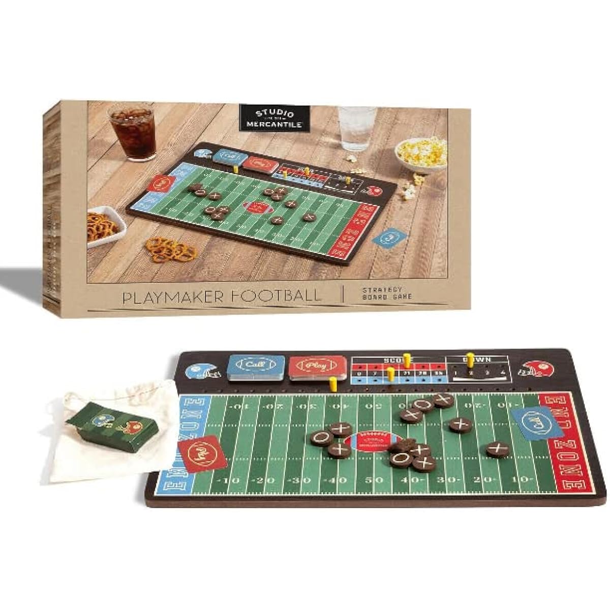 Studio Mercantile Playmaker Football Strategy Board Game Team Play Quality