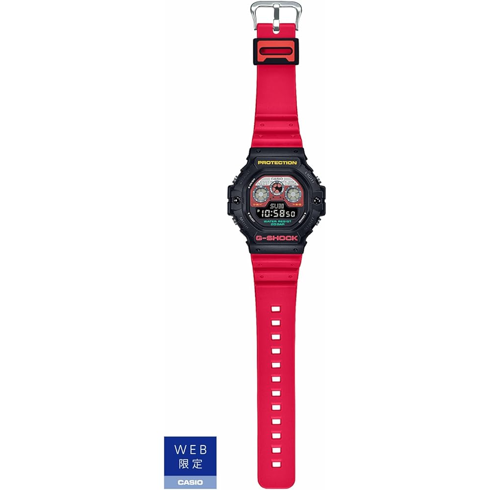 G-Shock [Casio] Watch [Domestic Genuine Product] Web Limited Mix Tape Series DW-5900MT-1A4JF Men's Red