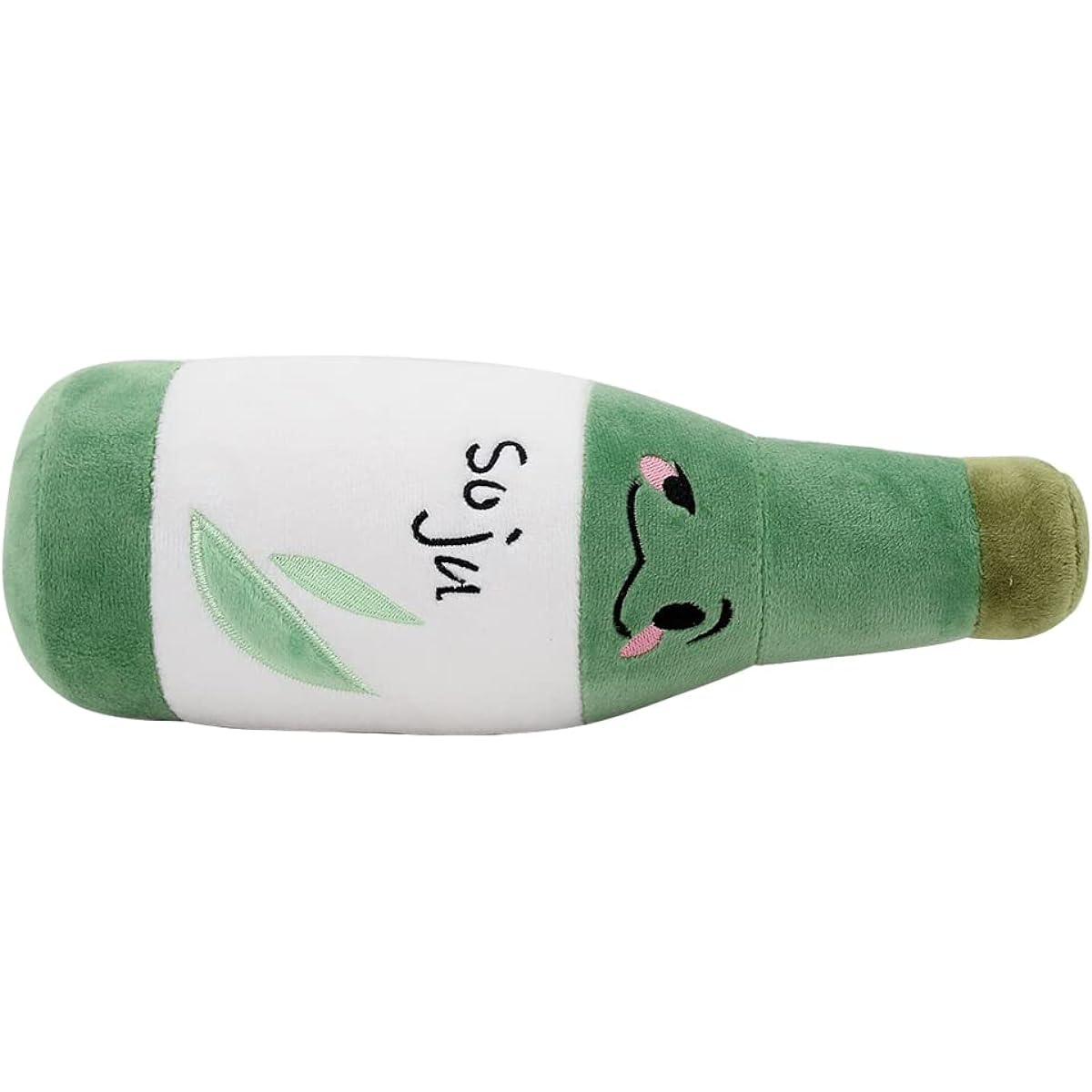 SYUSAMA Korean Soju Bottle Plush Toy Cute Plush Party Alcohol Beer Wine Lover Stuffed Doll Toy Home Decoration 10.2" (10.2", Soju)