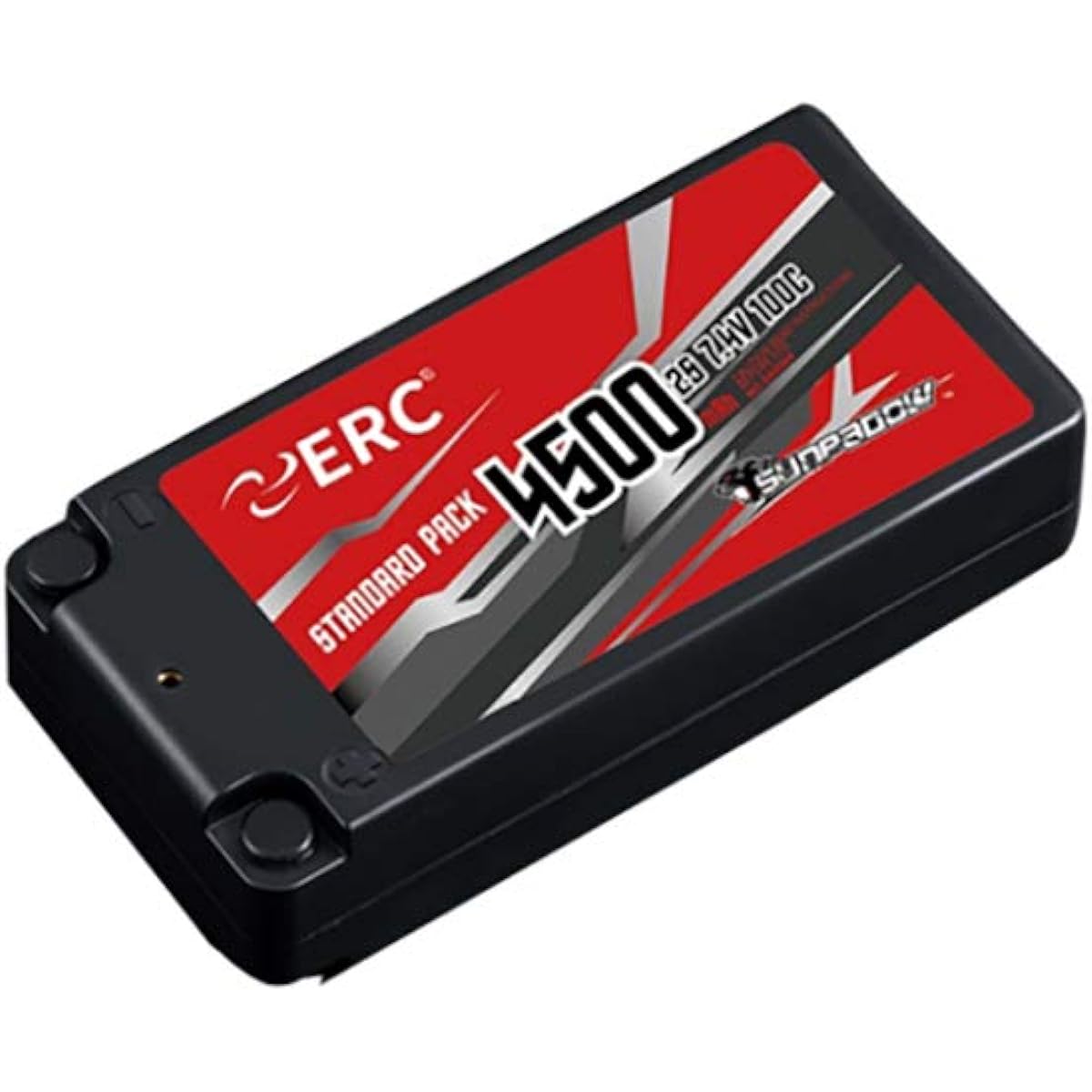 SUNPADOW 7.4V / 4500mAh / 100C ERC LiPo Battery