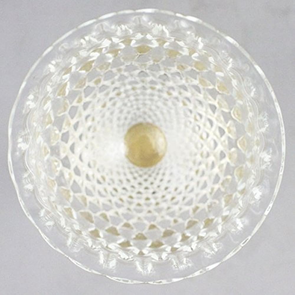 Kutani ware wine glass (large/lattice), white grain iron porcelain, made in Japan, capacity 280ml, Kutani Japanese glass