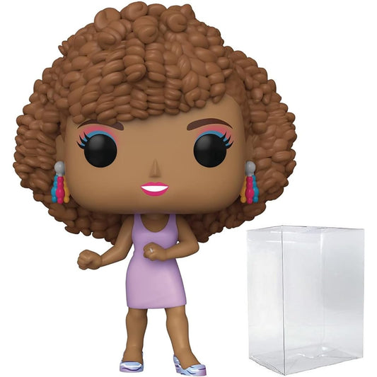 POP Icons: Whitney [Houston] - I Want to Dance with Somebody Funko Rocks Vinyl Figure (Includes Compatible Box Protector Case) Multicolor 3.75"