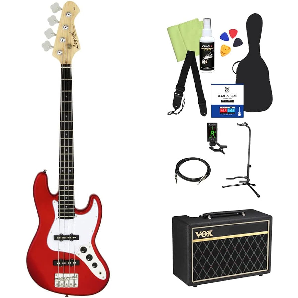 LEGEND LJB-MINI bass beginner 12-piece set [with VOX amp] CA mini size Legend