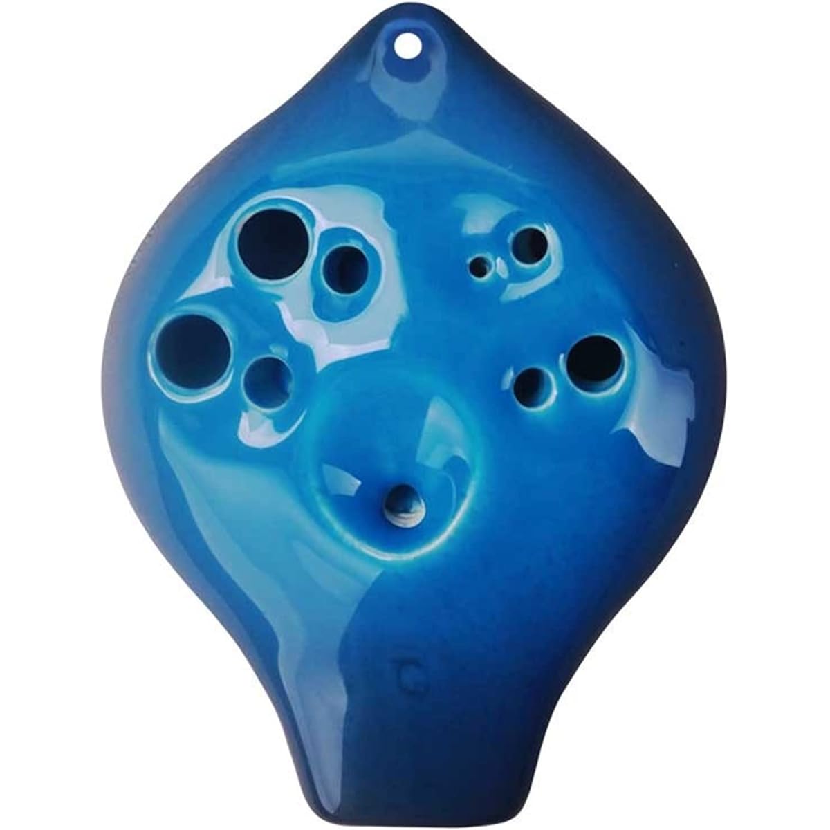 Double Tube 6 Hole Alto C Tone Glaze Ocarina Performance Grade Double Tube 6 Hole AC Student Ocarina Ocarina Musical Instrument (1)