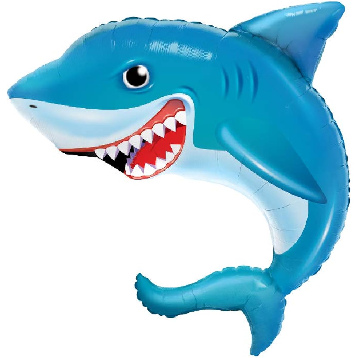 Happy Blue Shark Jumbo 36" Foil Party Balloon