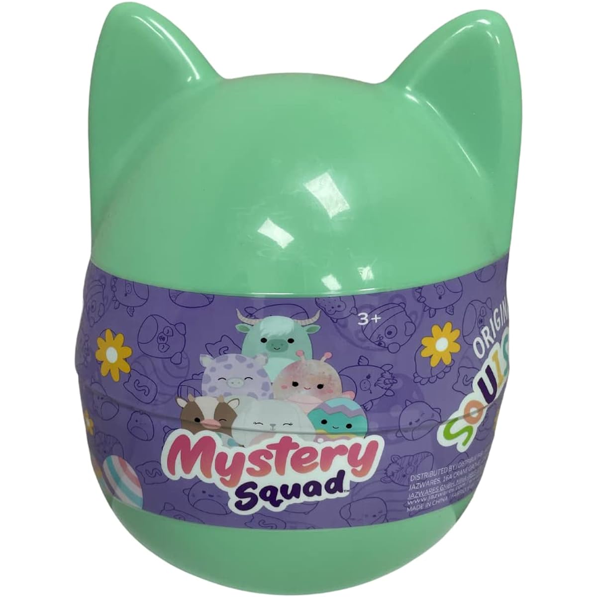 Squishmallow Official KellyToy 2023 Easter Mystery 8" Egg - Choose Your Color! (Green Egg)