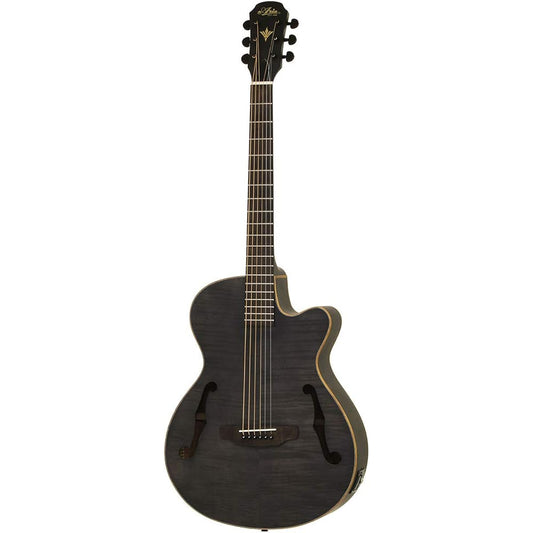 ARIA FET-F2 Stain Black Electric Acoustic Guitar F-Hole Aria