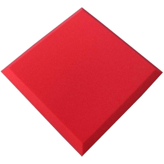 Anti-Noise Color Soundproof Foam Panels Kindergarten Dance Room Acoustic Panels Soft Collision Avoidance Decorative Wall Stickers 10pcs Household Supplies (Blue) (Red)