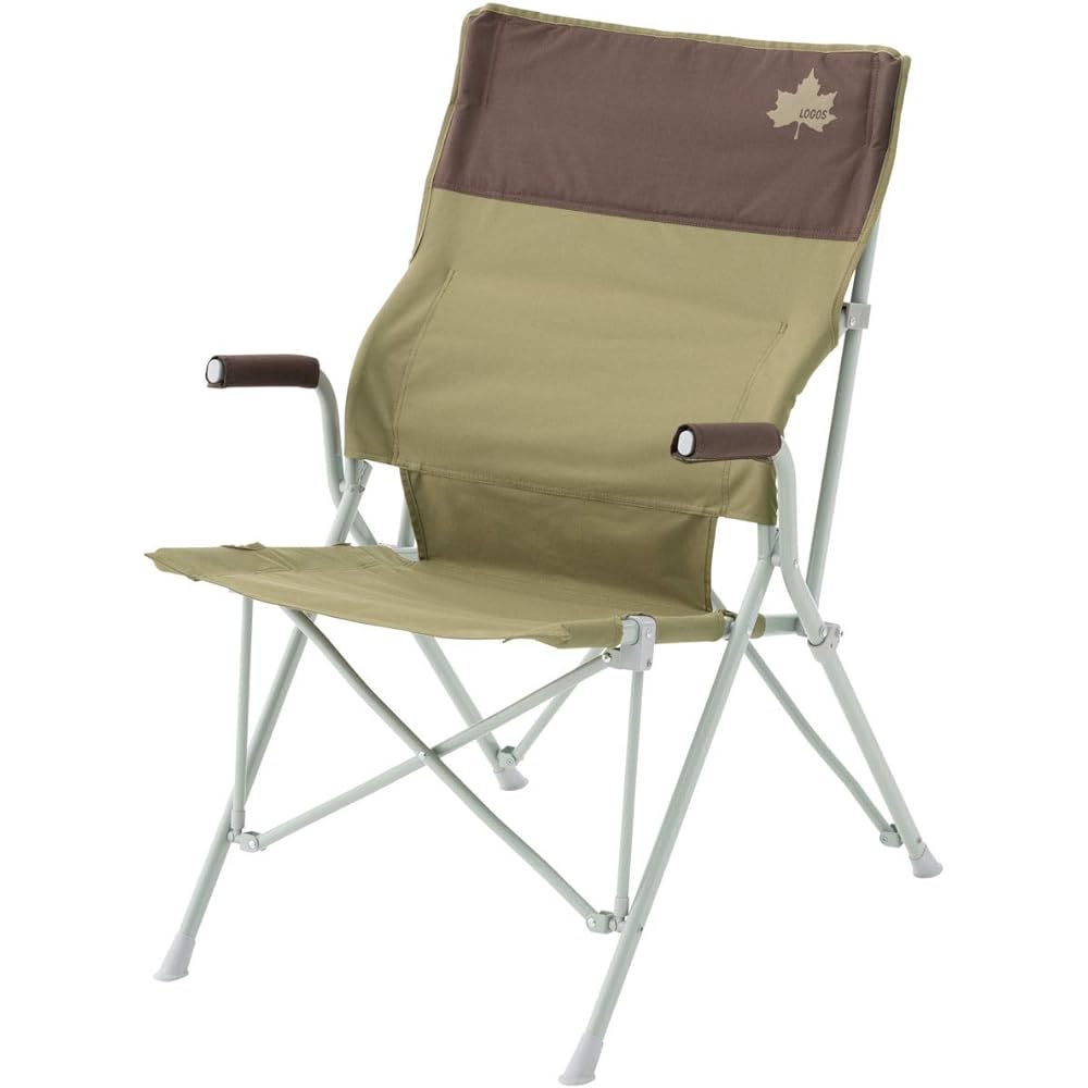 LOGOS LOGOS Life Back Hold Chair with Pocket Polyester (Brown) 73173068