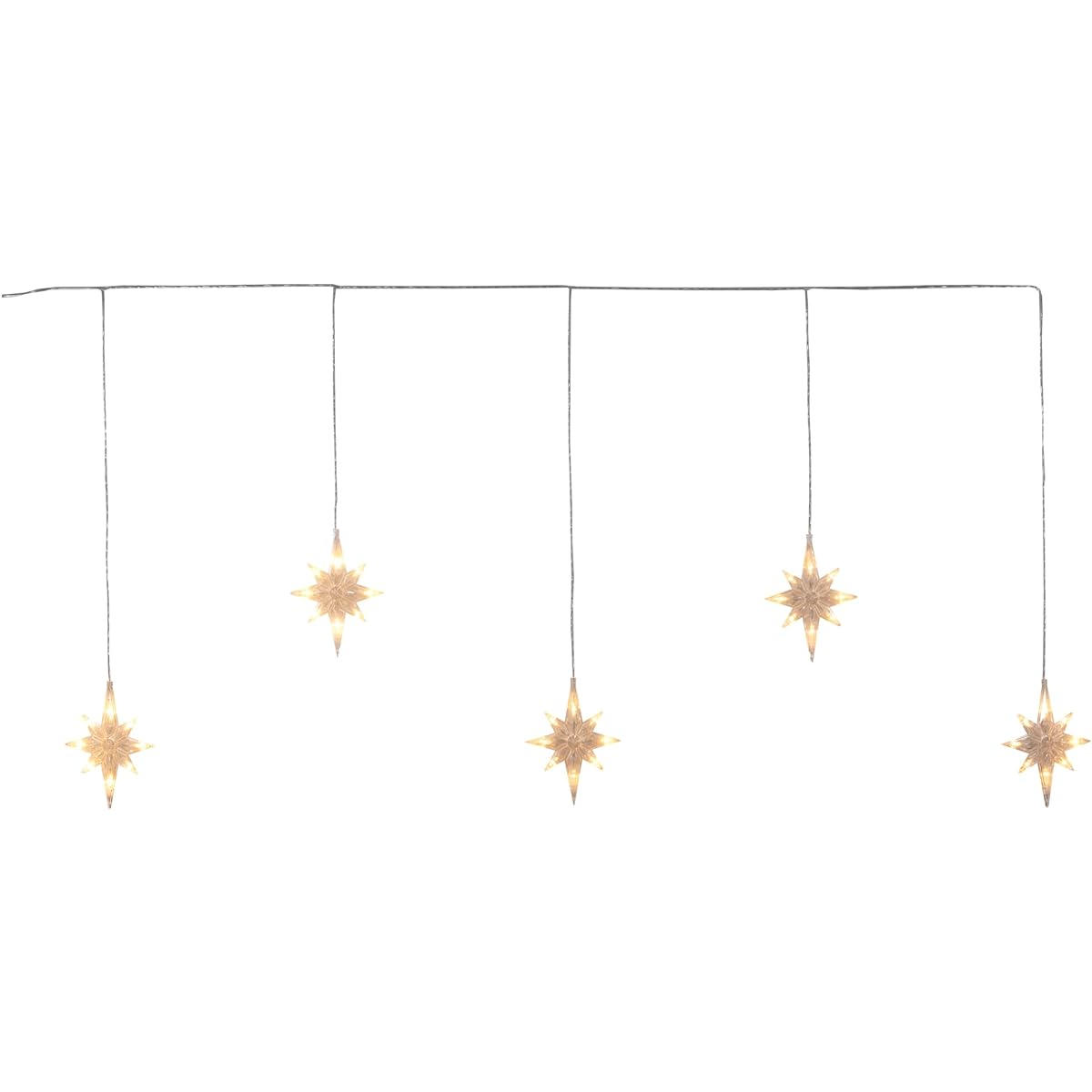LumaBase Electric North Star LED Curtain String Lights