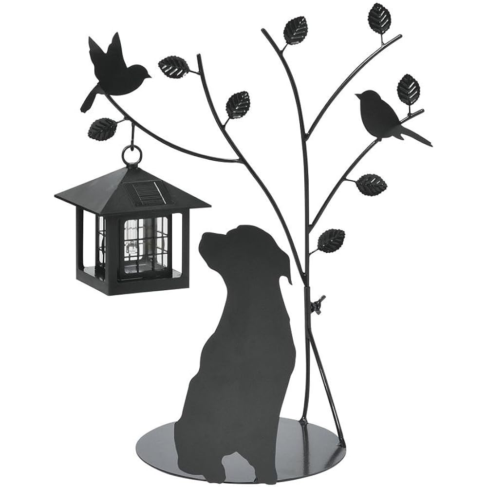 Setcraft Silhouette Solar (Tree&Dog) SI-1953-900 Height: Approx. 44.7cm