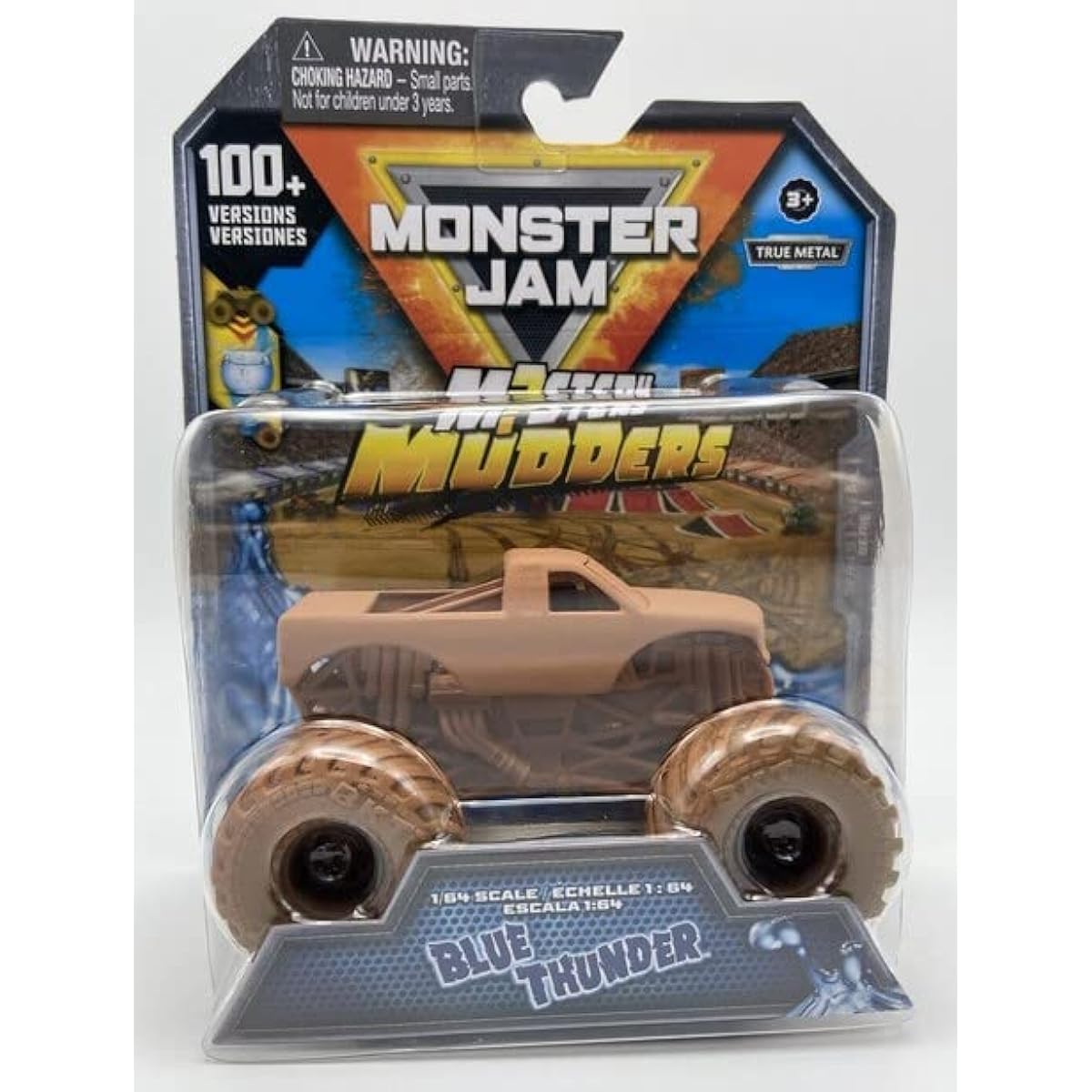 Monster Jam Mystery Mudders [Blue Thunder] 1:64 scale die-cast truck