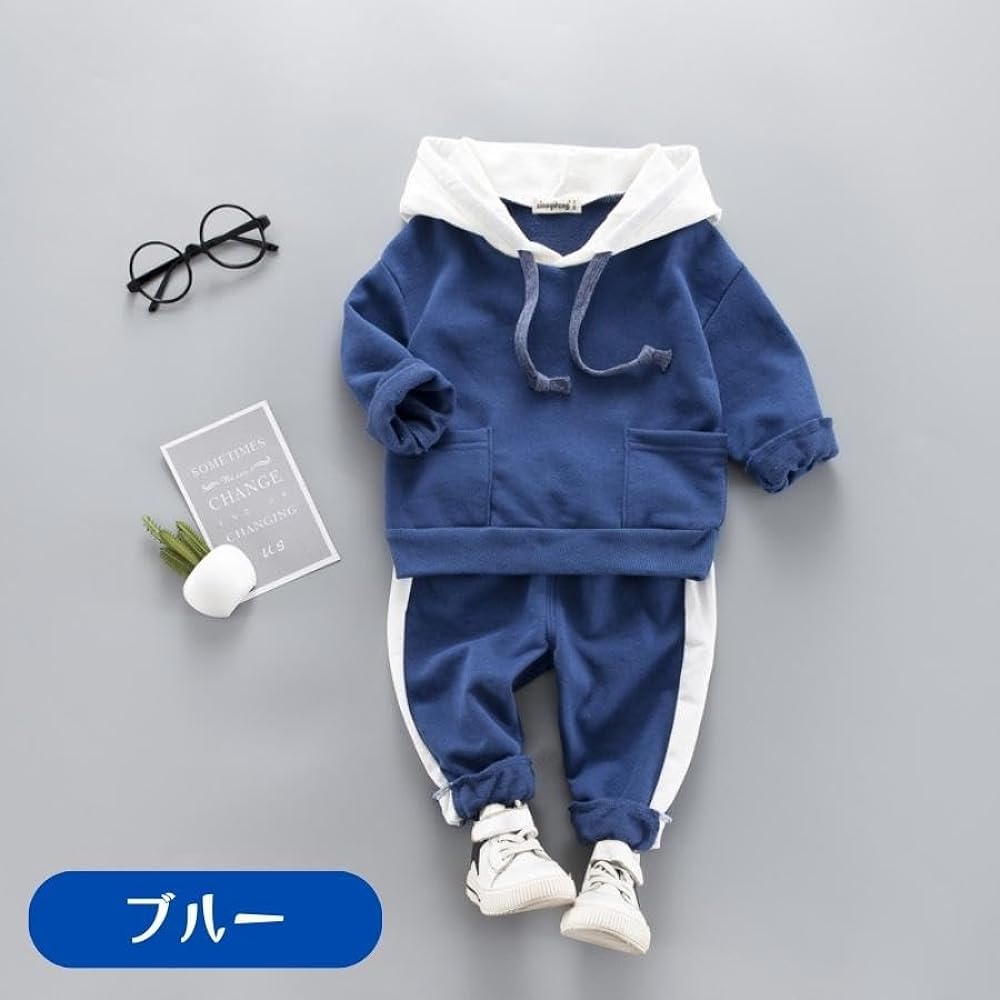 [EnDast] Long Sleeve Hoodie, Sweatpants, Top and Bottom Set, Long Sleeve, Boys, Korean Children's Clothes, Autumn, Winter, Spring Setup, Boys' Sweatshirts, 80cm, 90cm, 100cm, 110cm
