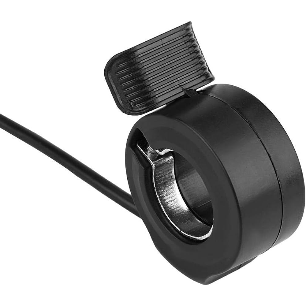 Thumb Throttle Assembly 22mm 7/8'' Universal Thumb Throttle Cable Speed Control Assembly for E-Bike Electric Bike Scooter