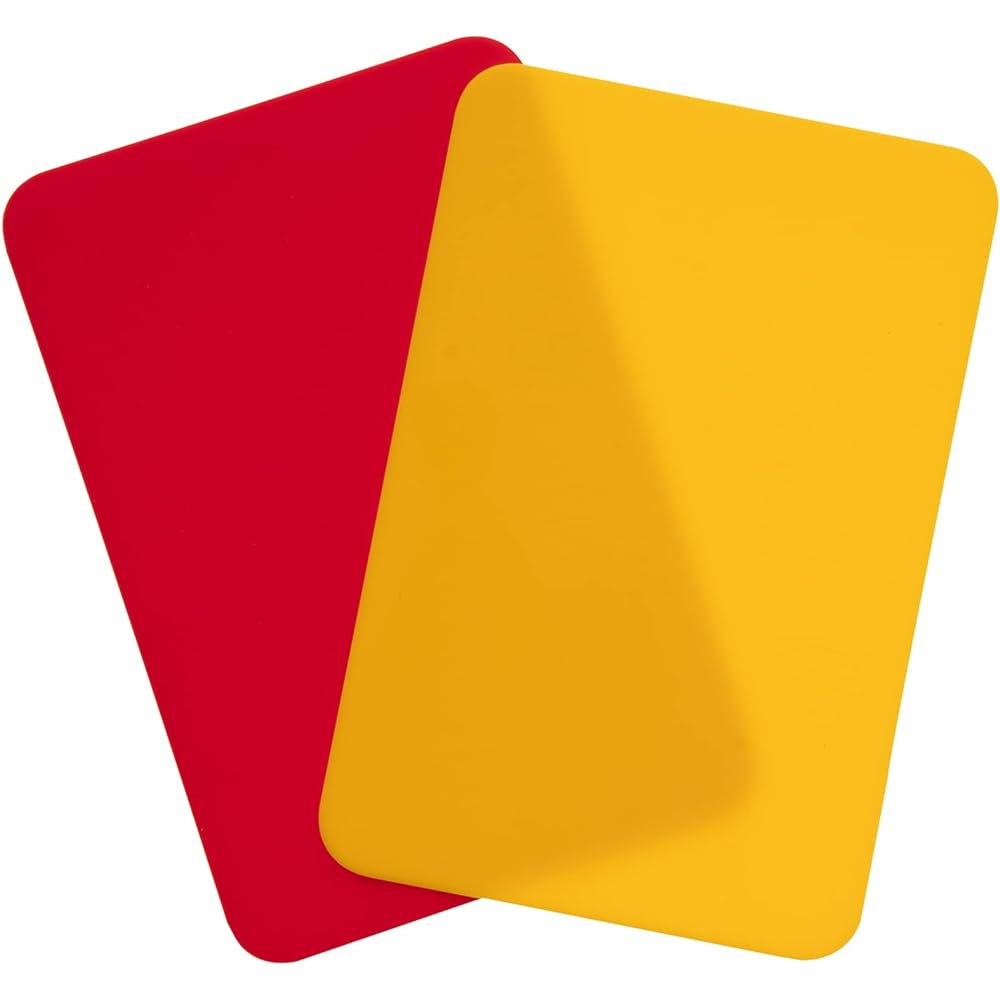 MIKASA Volleyball Warning Card (For Referee) VK Yellow/Red