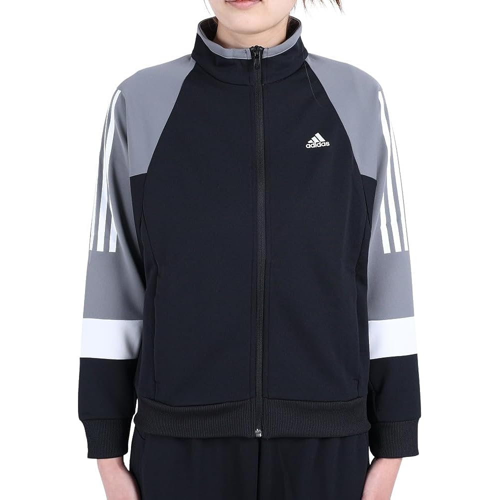 [Adidas] Long Sleeve Jersey Jacket Loose Fit Track Top Sportswear Women's,