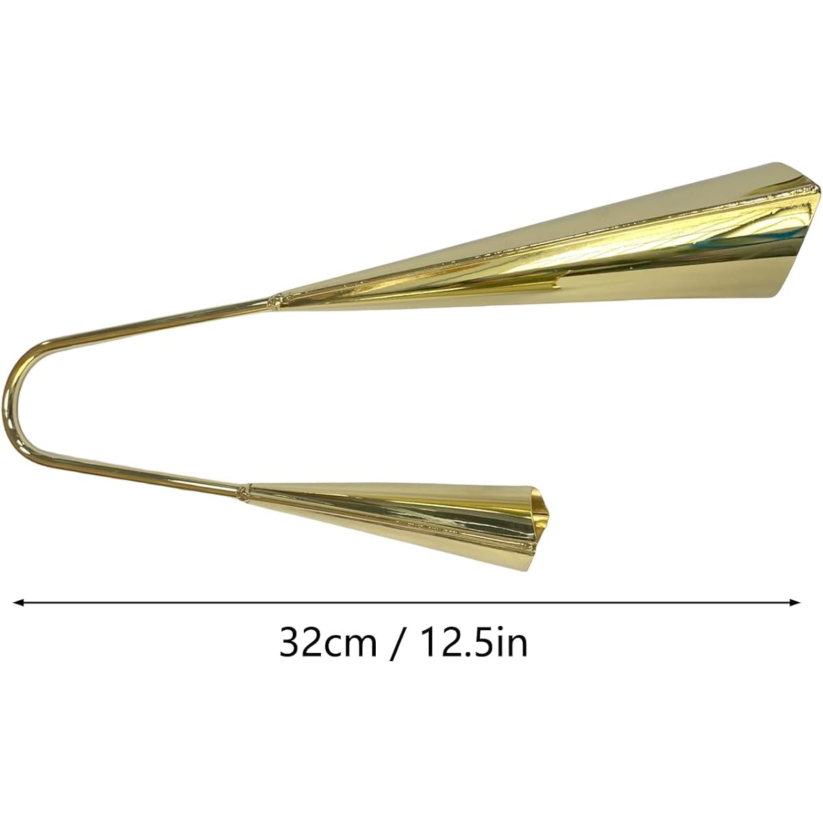 TUOREN Latin Percussion Ago Gobel Steel Traditional Musical Instrument Two Tone Gold