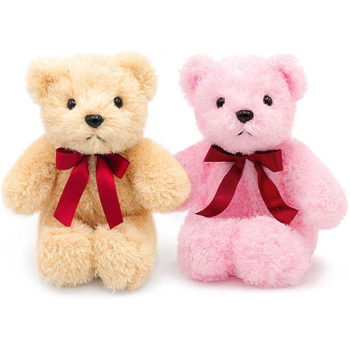Telegram Shop Exmail Plush Toy "Musical Bear Beige & Pink" (No Telegram) Bear Couple Music Box Thank You Merry-go-round of Life Celebration Gift
