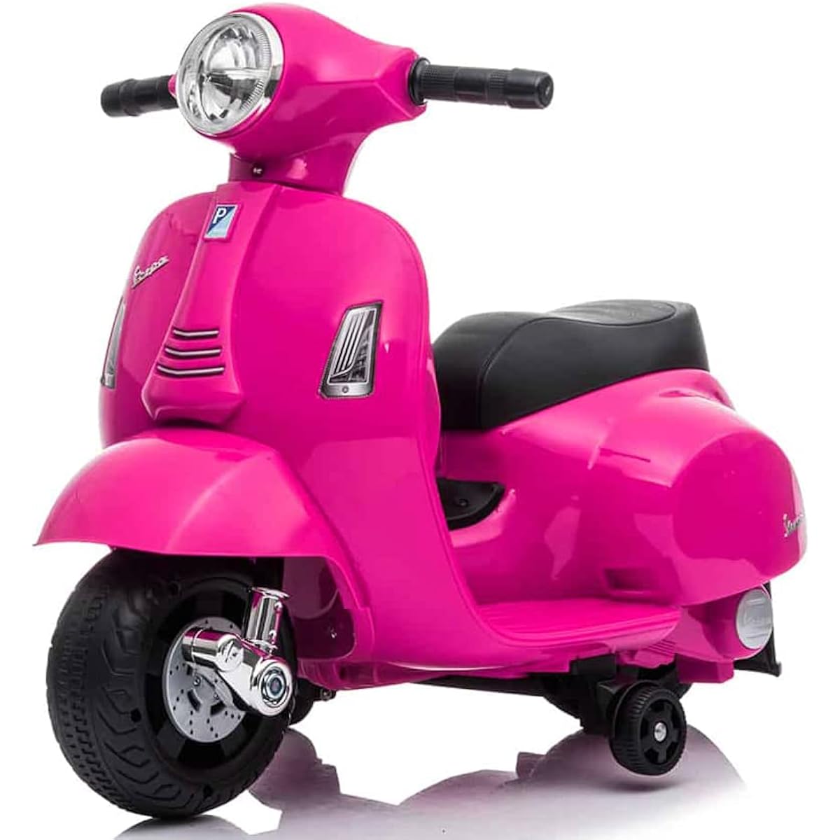 AIJYU TOYS Electric Ride-On Toy Vespa GTS mini Kids Scooter [H1] (Pink)