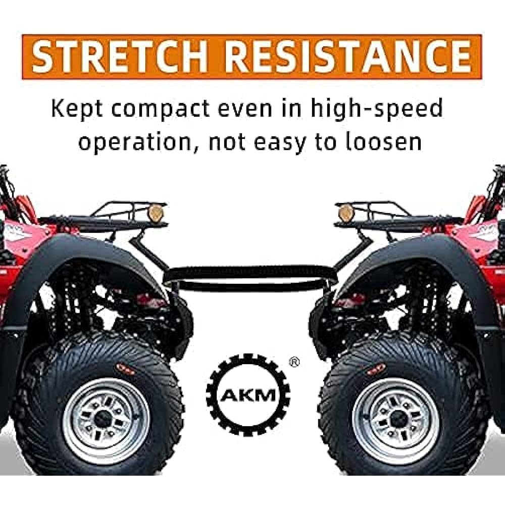 Drive Belt Polaris 3211162 3211133 3211118,AKM Double Notch UTV G-Force Carbon Cord CVT Belt for Polaris RZR 800 2013 2014