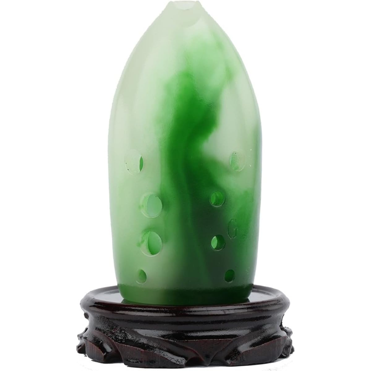 Professional Playing 10 Holes Resin Pottery Xun Portable Student Beginner F/G Tone Green Ocarina Ocarina Musical Instrument