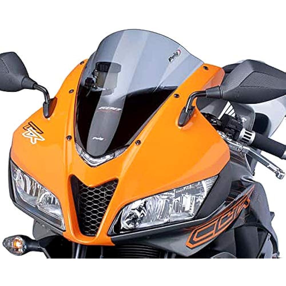 Puig 4356F RACING-SCREEN [DARK SMOKE] HONDA CBR600RR(07-12) Puig Screen Cowl Motorcycle Bike Parts