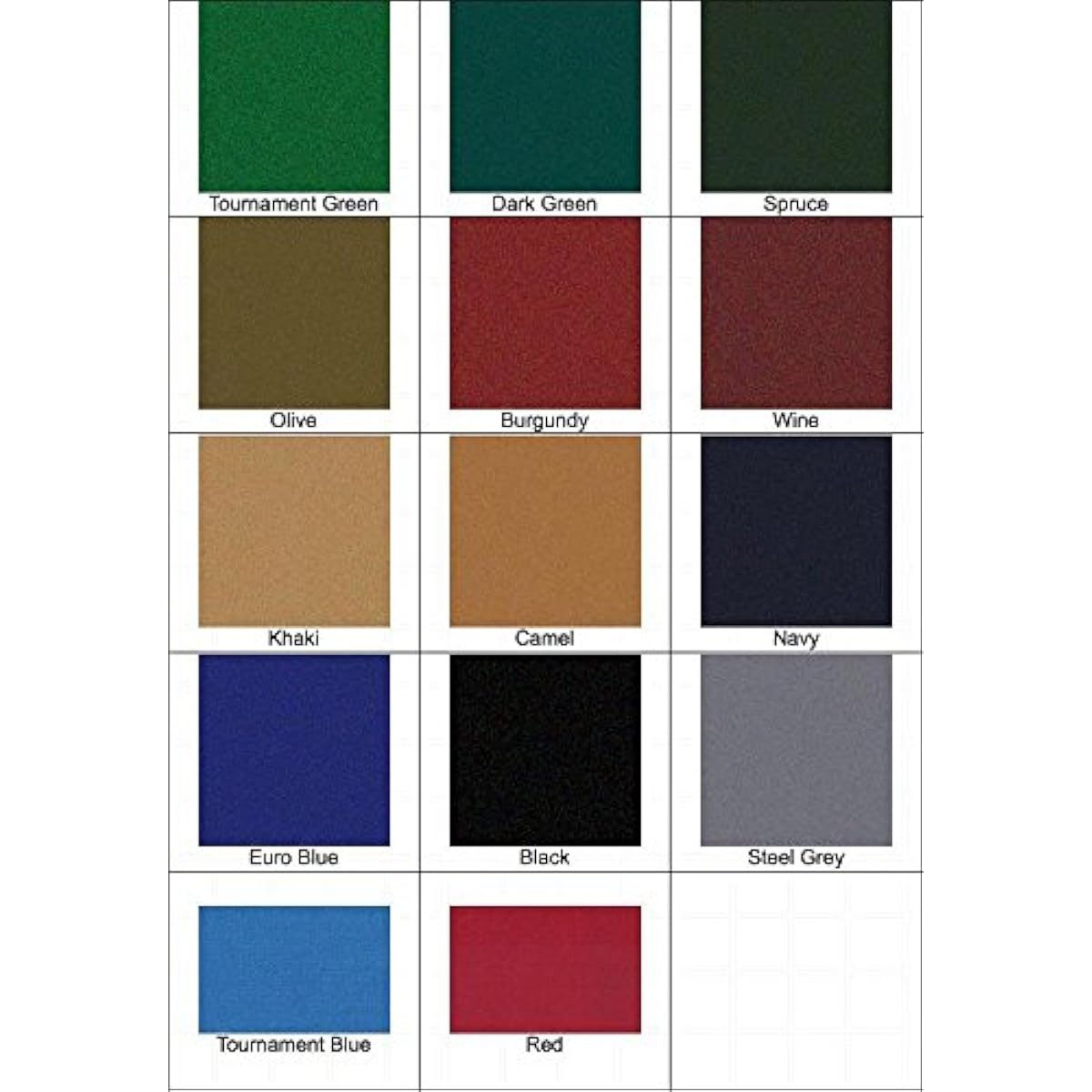 9' Proform High Speed Professional Pool Table Cloth Felt - Dark Green