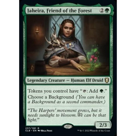 Magic: The Gathering - Jaheira, Friend of the Forest (237) - Battle for Baldur's Gate
