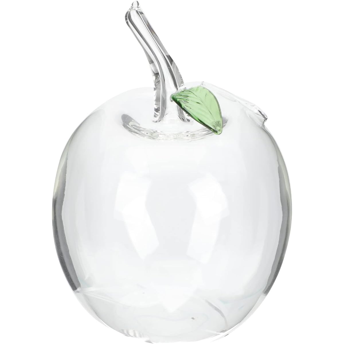 Didiseaon Transparent Glass Piggy Bank Decorative Apple Shaped Piggy Bank Creative Coin Counter Jar Kids Piggy Bank for Children Boys Girls Adults Birthday Gift