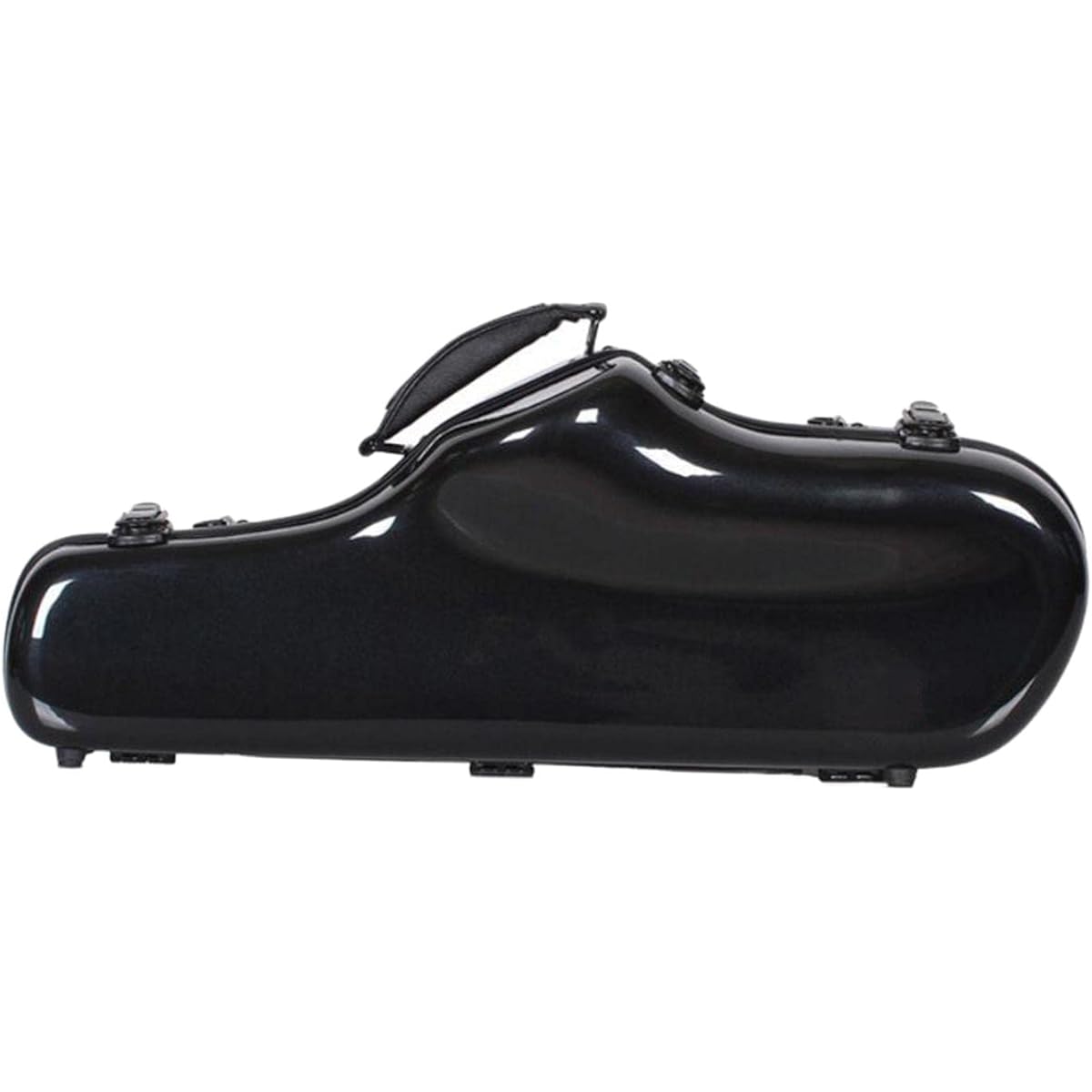 Colaxi Portable Alto Saxophone Case, Lightweight, Durable, Detachable Shoulder Strap for Saxophone, Black