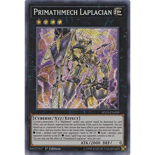Primathmech Laplacian MYFI-EN009 Secret Rare First Edition