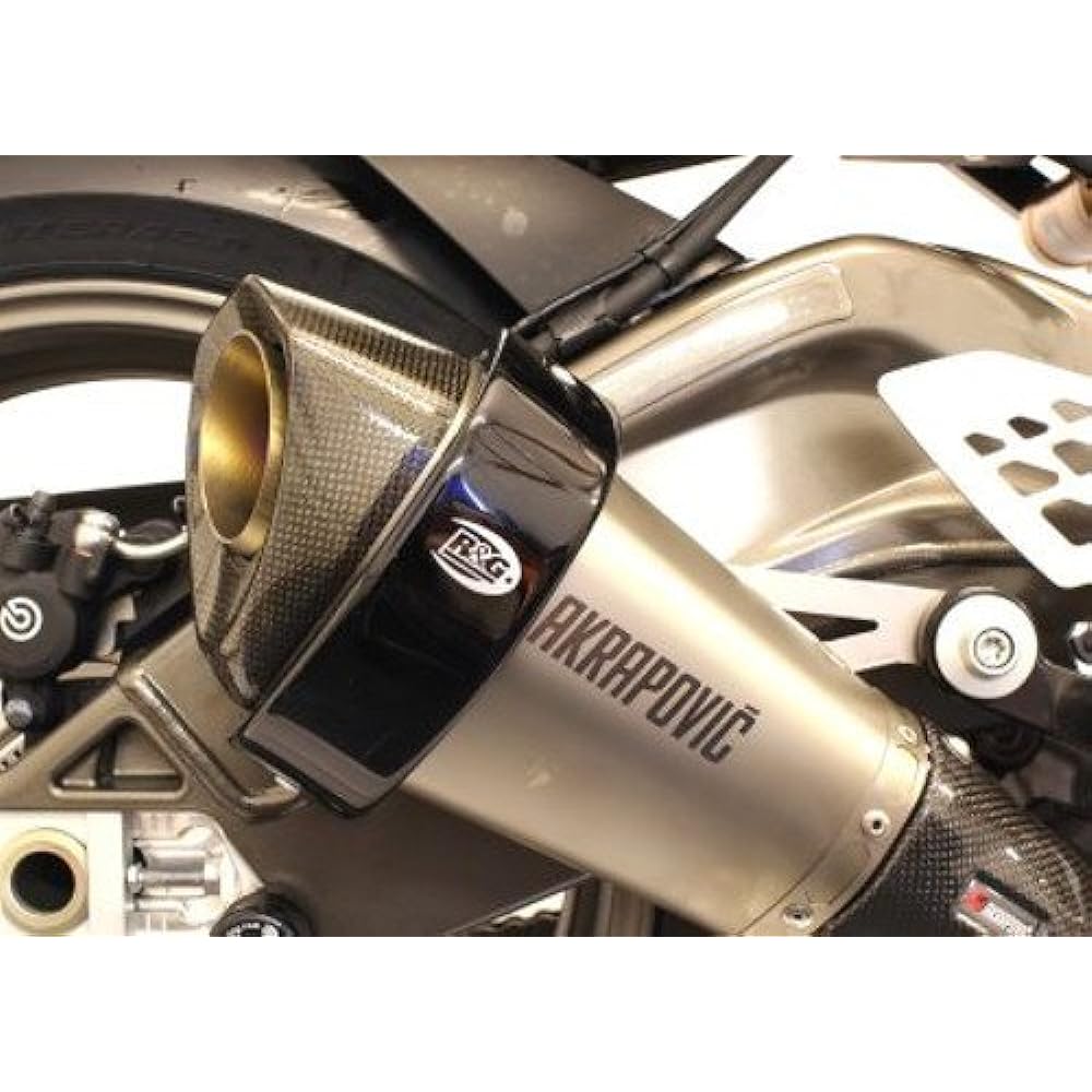 R&G Exhaust Protector Akrapovic Hexagonal Black RG-EP0008BK