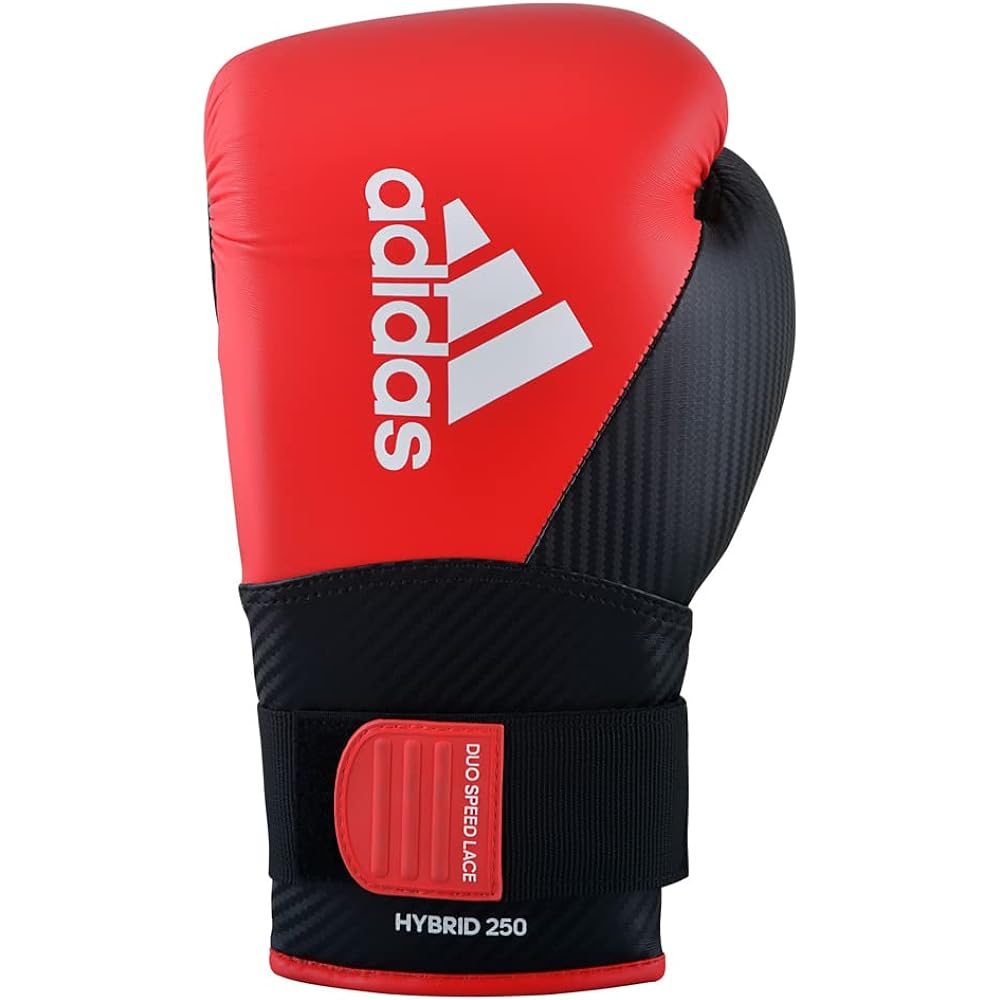 adidas Boxing Gloves Hybrid 250 ADIH250TG //Boxing Sparring Gloves Training Gloves (8oz, Red)