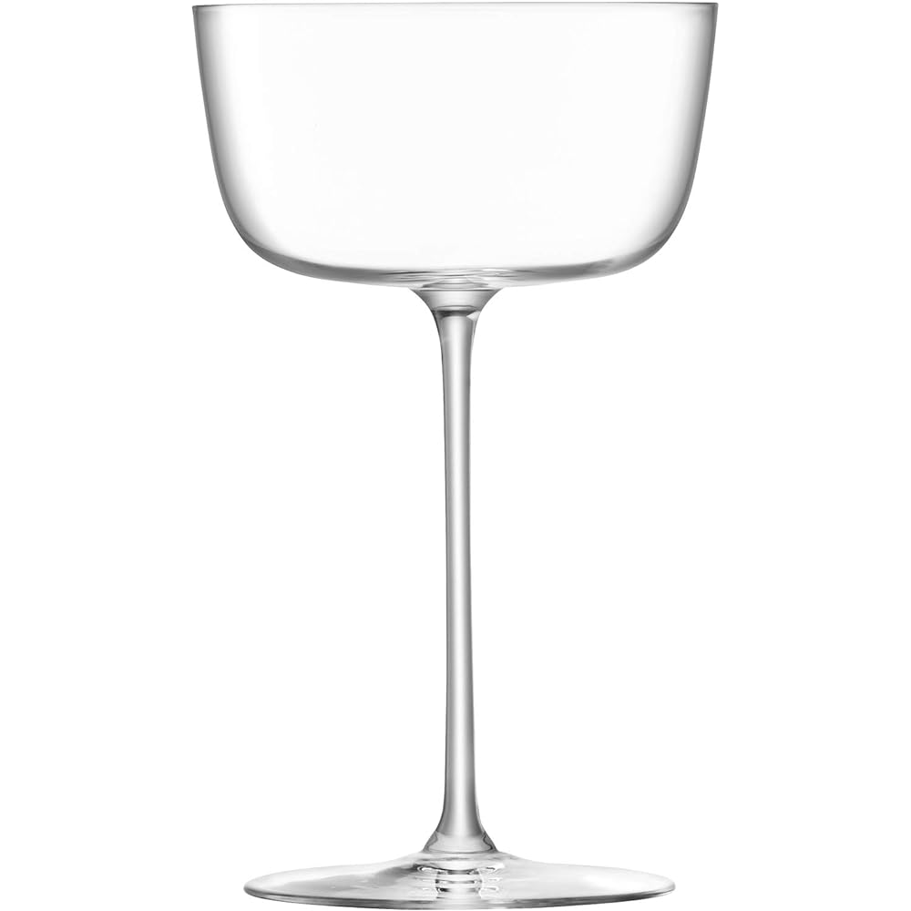 LSA Glass Borough Cocktail Saucer x 4 G1619-09-301