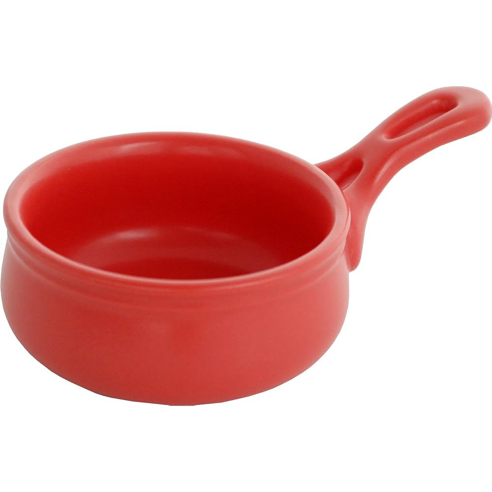 Kuriyamakedep Pottery Sera Kitchen Fondue Set 13cm Red CK-071