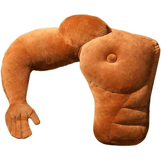 , ornament, backrest, comfortable, realistic, miscellaneous goods, body pillow, sewn wrapping, present, cute, fluffy, Christmas, for children, brown, 80*60cm, birthday, school entrance gift, Children's Day, gift, healing, soft, nap pillow, goods, squishy