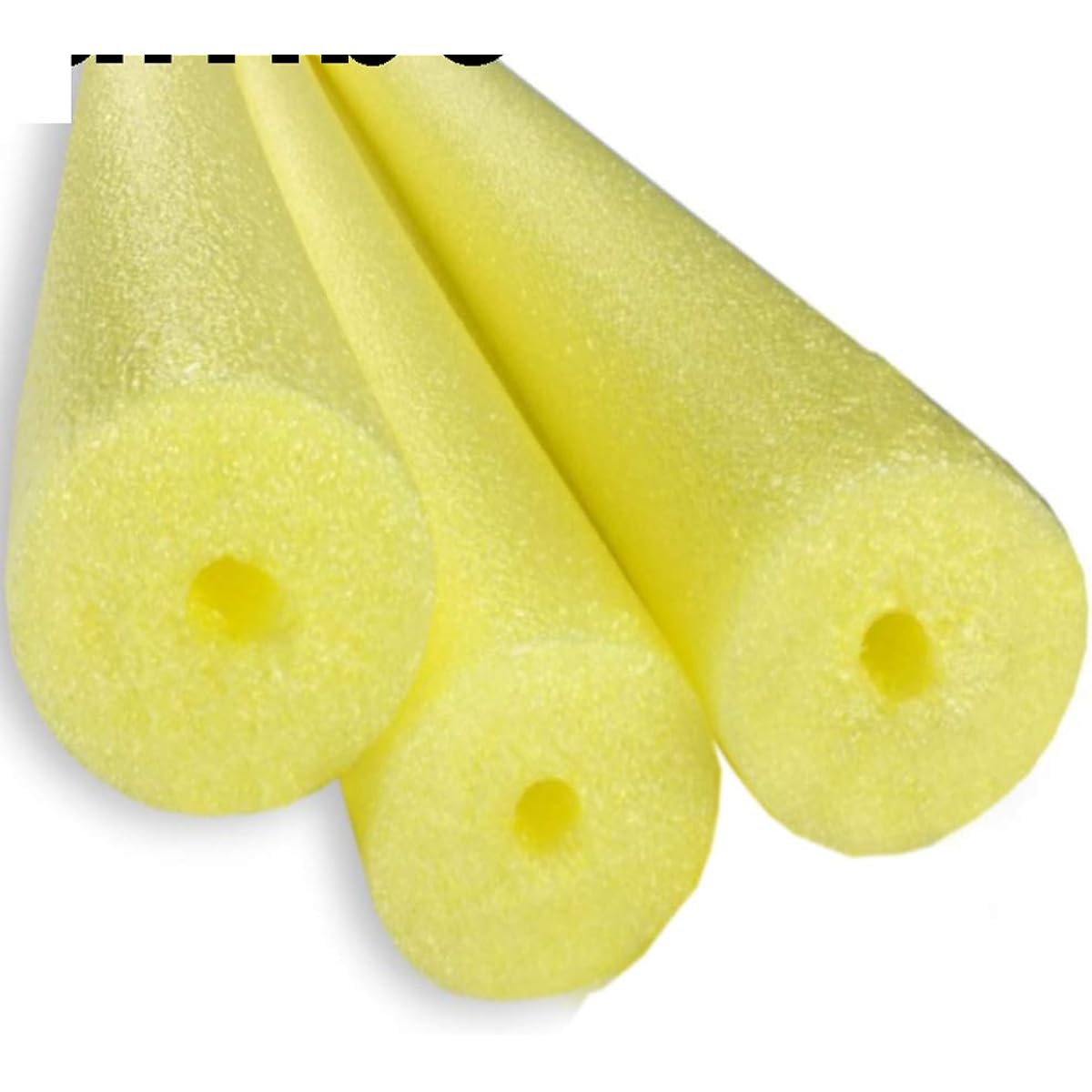 Flex Connex 3 Pack 60" x 3.5" Jumbo Swimming Pool Noodles Fat Foam All-Purpose Noodles - Yellow Jumbo 3