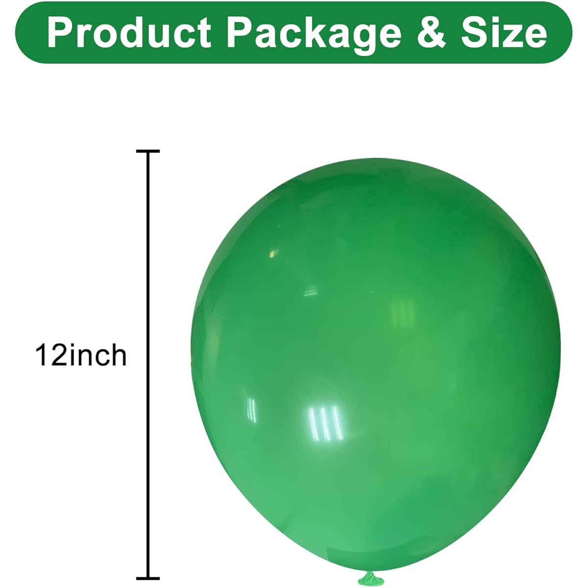 50pcs Green Balloons Party Balloons 50pcs Latex Matte Green Balloons Forest Green Balloons Jungle Garden Summer Graduation Wedding Dark Green Balloons Party Decoration Supplies