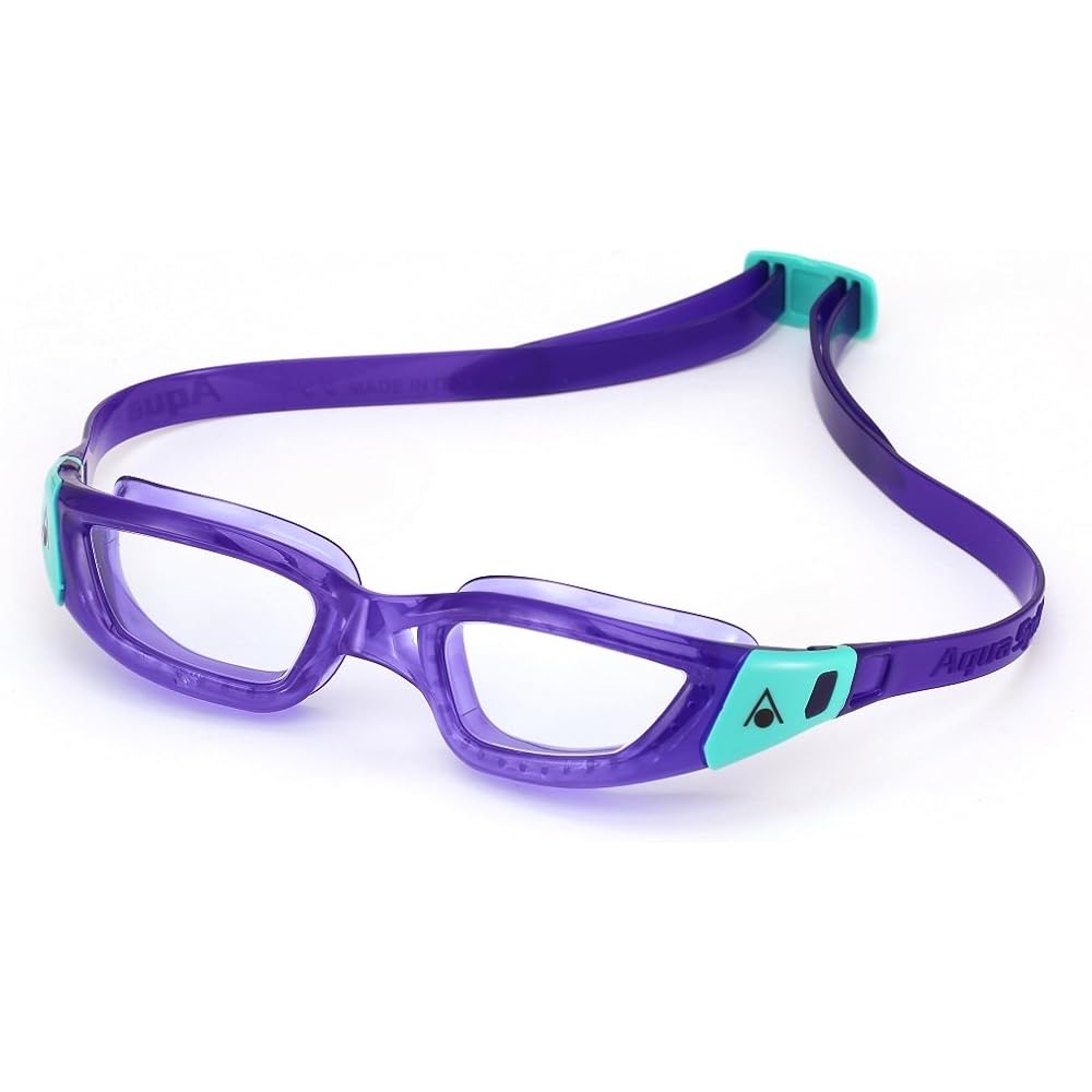 Aqua Sphere Swimming Goggles KAMELEON LADIES FIT VIOLET B/AQUA/CLEAR LENS 183610 Purple