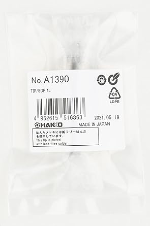 HAKKO Hot Tweezer Tip 4L Type SOP Compatible for FX-8804 A1390