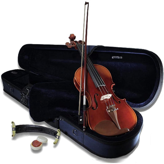 Violin set GCV-150 (formerly Scott Cao Studio) 5-piece set (violin/bow/shoulder rest/rosin/case) Fully adjusted in Japan (1/10 size)