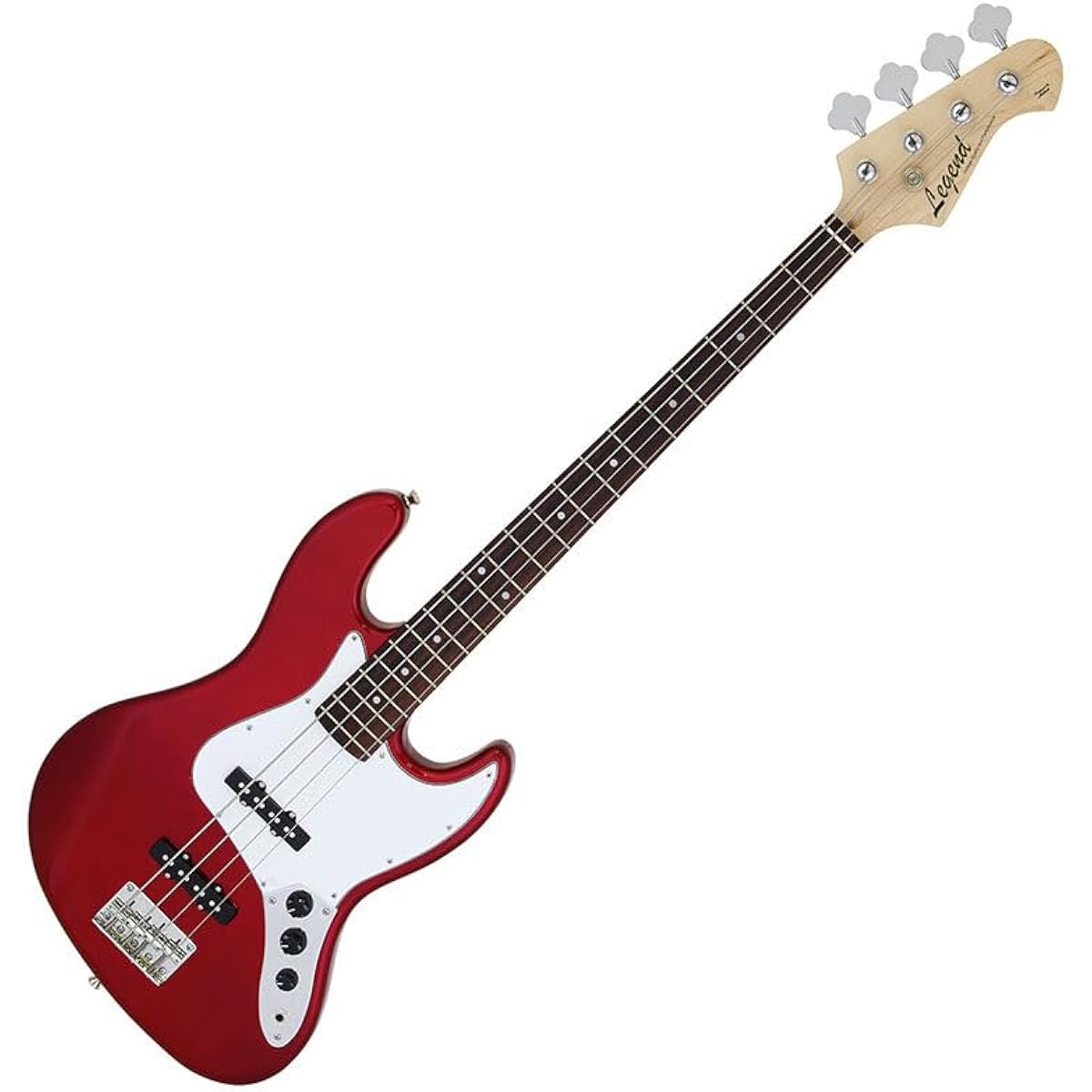 LEGEND LJB-Z Candy Apple Red Bass Beginner 12-piece Set [Fender Amplifier Included] Jazz Bass Type Legend