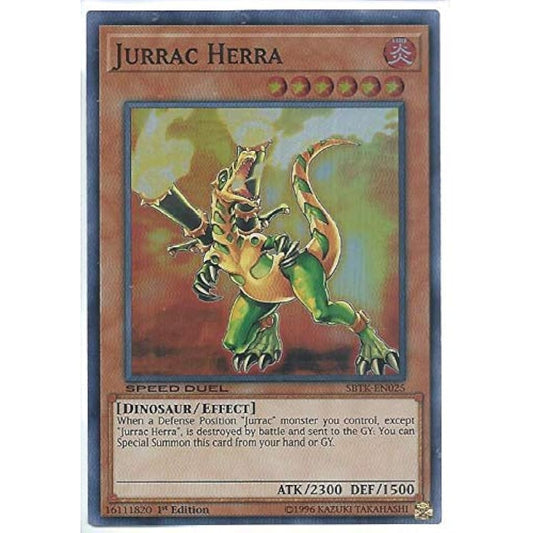 - Jurrac Hela - SBTK-EN025 - Super Rare - 1st Edition - Speed Duel - Trials of the Kingdom